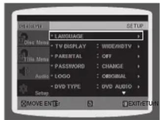 SAMSUNG HT-X710T - SETTING THE IANGUAGE - 1
