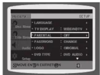 SAMSUNG HT-X710T - SETTING PARENTAL CONTROLS (RATING LEVEL) - 1