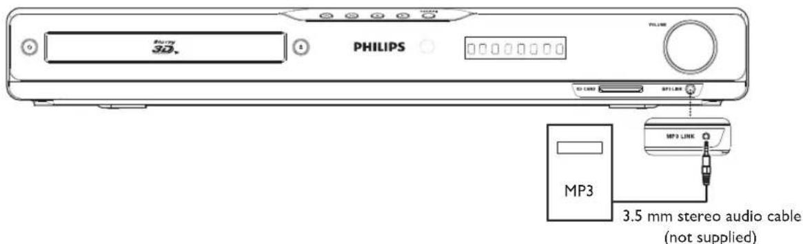 PHILIPS HTS3506 - Connecting Portable Media Player - 1