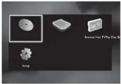 PHILIPS HTS3506 - Home Menu - 1