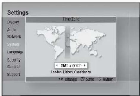 SAMSUNG HT-D5210C - Time Zone - 1