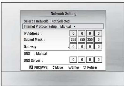 SAMSUNG HT-C6900W - Setting Up the Wireless Network Connection - Manual - 1