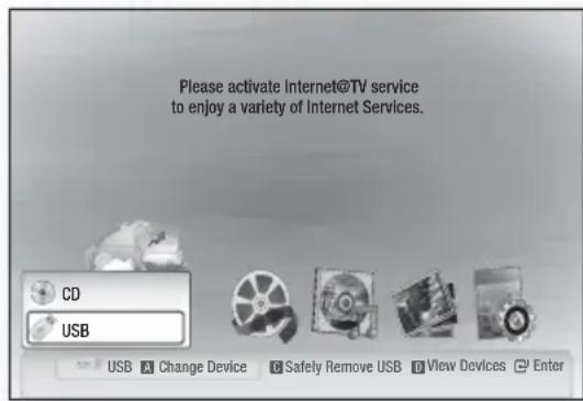 SAMSUNG HT-C6900W - Playing Back a USB Storage Device - 2