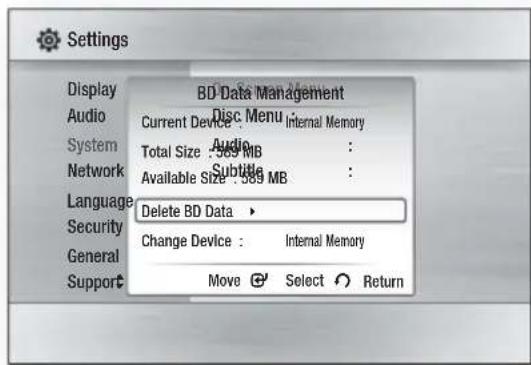 SAMSUNG HT-C6900W - BD Data Management - 1