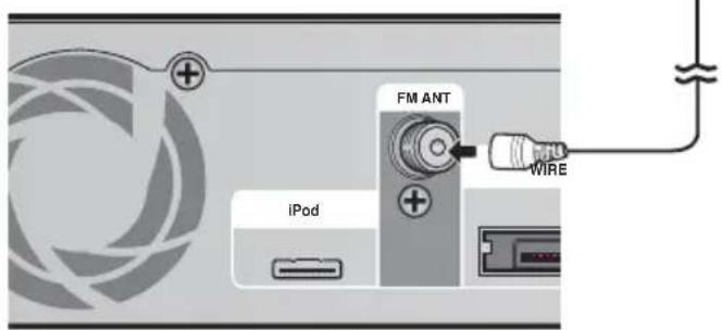 SAMSUNG HT-C6900W - Connecting the FM Antenna - 1