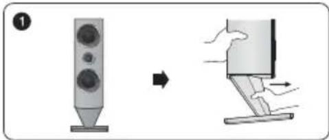 SAMSUNG HT-C6900W - How to remove the speaker - 1