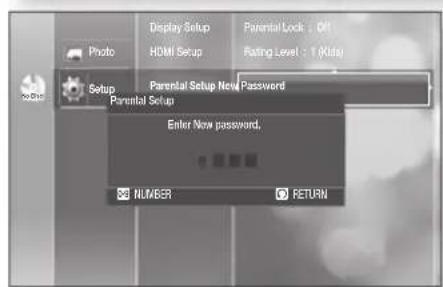 SAMSUNG HT-BD2ET - Changing the Password - 2