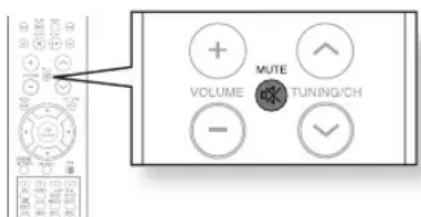 SAMSUNG HT-BD2ET - MUTE FUNCTION - 1