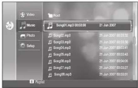 SAMSUNG HT-BD2ET - PLAYING AN MP3 - 2
