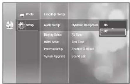 SAMSUNG HT-BD2ET - Dynamic Compression - 1