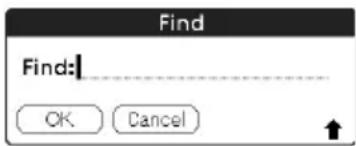 Find Find: OK Cancel