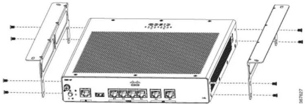 CISCO C1116-4PLTEEAWE - MounttheRouterunderaDeskoraShelf - 1