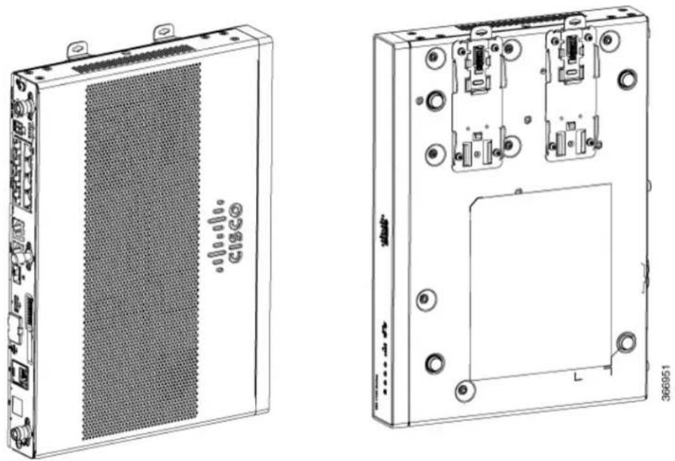 CISCO C1116-4PWE - Attaching DIN Rail Brackets - 4
