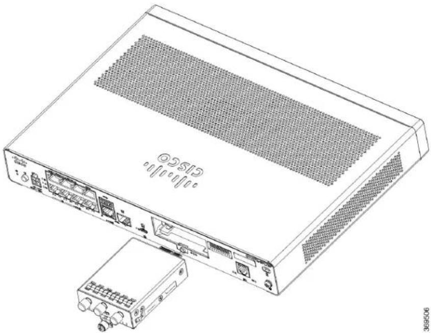 CISCO C1121X-8PLTEPWE - InstallanLTEPluggableModuleonaC1101-4P - 2