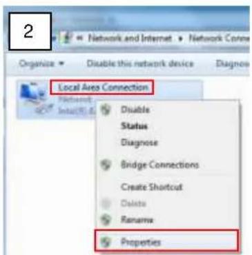 ACTi E923M - Manually adjust the IP address of the PC: - 2
