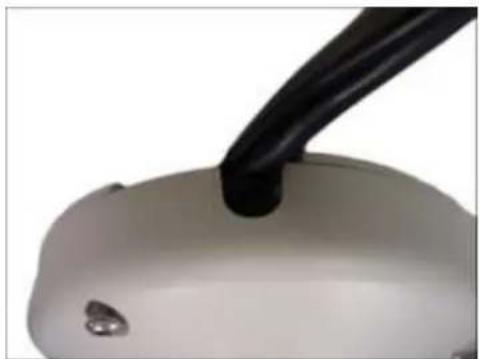 ACTi E923M - If the cable will pass through a hole on the surface: - 3