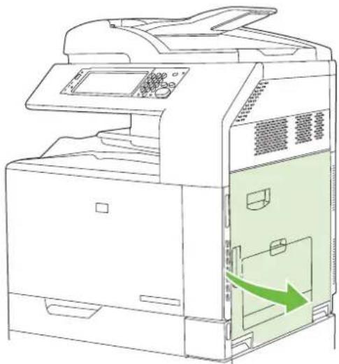 HP LaserJet CM6030F - AREA 2: Clear jams in the fuser - 1