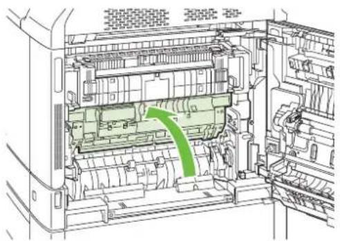 HP LaserJet CM6030F - AREA 5: Clear jams in Tray 2 and the internal paper path - 4