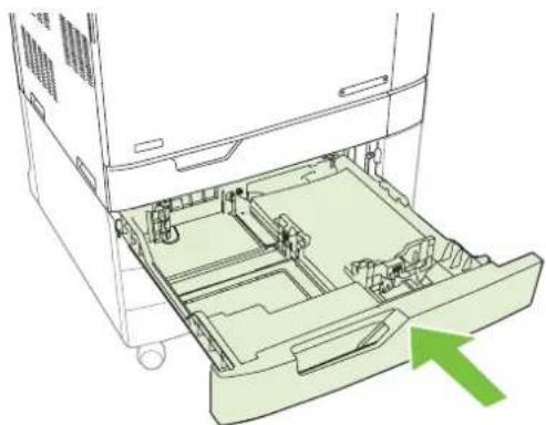 HP LaserJet CM6030F - AREA 7: Clear jams in optional Trays 3, 4, and 5 - 7