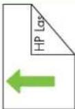 HP LaserJet CM6030F - Choose the correct orientation for loading letterhead, pre-printed, or pre-punched paper - 7