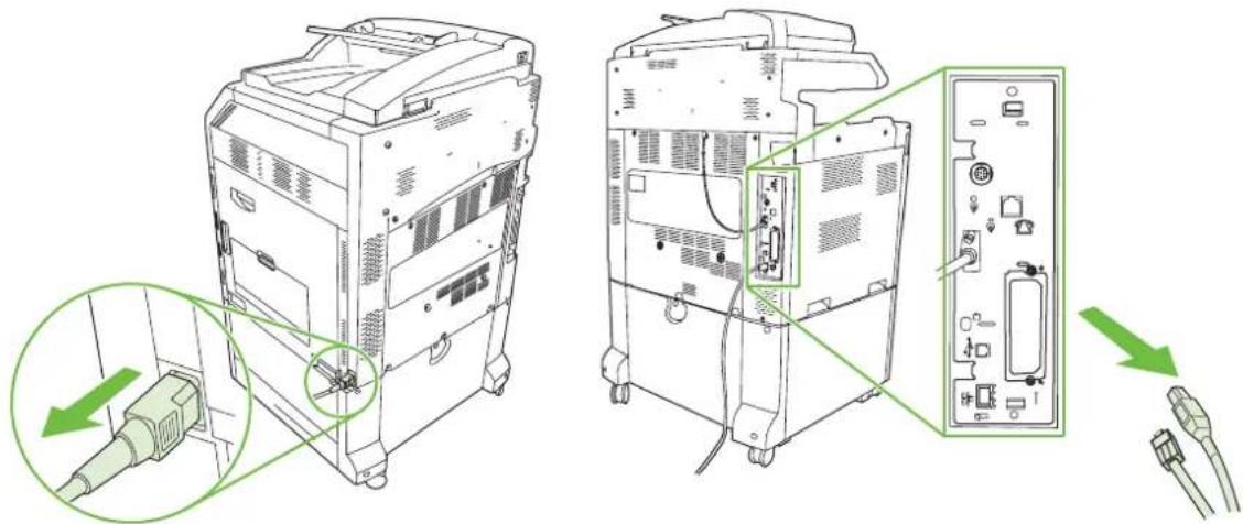 HP LaserJet CM6030F - Install DDR memory DIMMs - 2