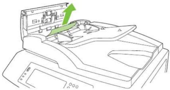 HP LaserJet CM6030F - AREA 9: Clear jams in the ADF - 2