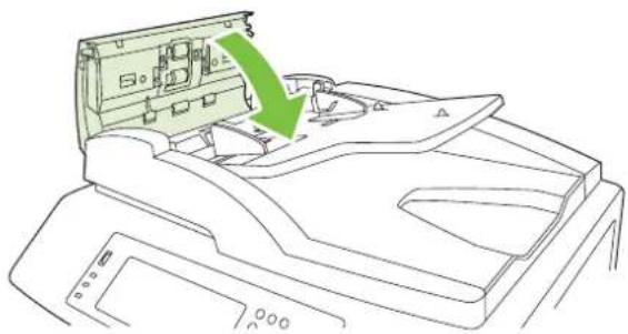 HP LaserJet CM6030F - AREA 9: Clear jams in the ADF - 3