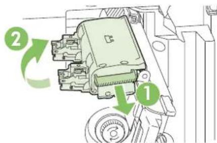 HP LaserJet CM6030F - Clear staple jams in the booklet maker - 4