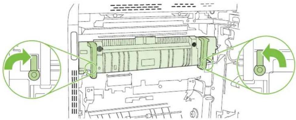 HP LaserJet CM6030F - AREA 2: Clear jams in the fuser - 11