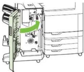 HP LaserJet CM6030F - Replace saddle stitch staple cartridges in the booklet maker - 9