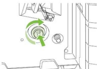 HP LaserJet CM6030F - Clear jams in the booklet maker - 6