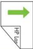 HP LaserJet CM6030F - Choose the correct orientation for loading letterhead, pre-printed, or pre-punched paper - 35