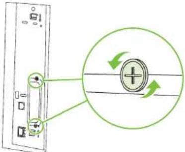 HP LaserJet CM6030F - Install an HP Jetdirect or EIO print server card or EIO hard disk - 3