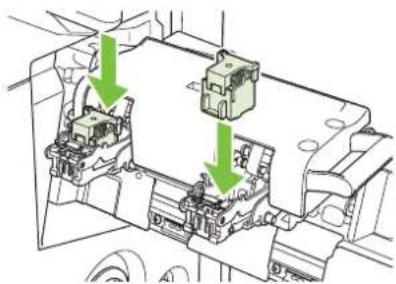 HP LaserJet CM6030F - Replace saddle stitch staple cartridges in the booklet maker - 6