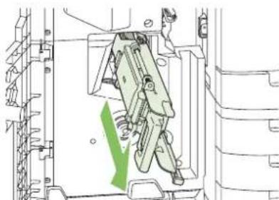 HP LaserJet CM6030F - Clear staple jams in the booklet maker - 3