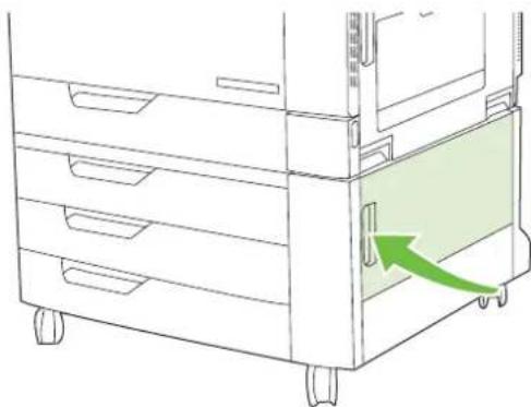 HP LaserJet CM6030F - AREA 7: Clear jams in optional Trays 3, 4, and 5 - 8