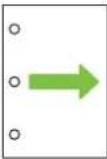HP LaserJet CM6030F - Choose the correct orientation for loading letterhead, pre-printed, or pre-punched paper - 45