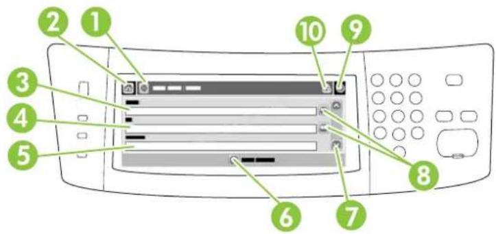 HP LaserJet CM6030F - Use the Send E-mail screen - 1