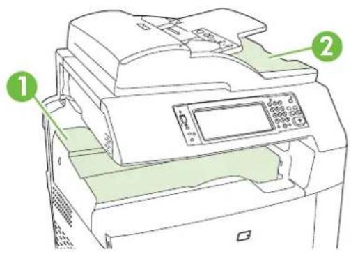 HP LaserJet CM6030F - Standard output bins - 1