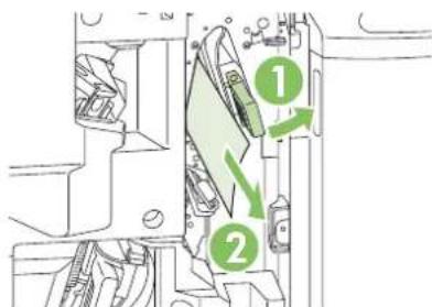HP LaserJet CM6030F - Clear jams in the booklet maker - 3