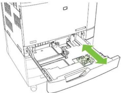 HP LaserJet CM6030F - Load standard-sized media into trays 2, 3, 4, or 5 - 3