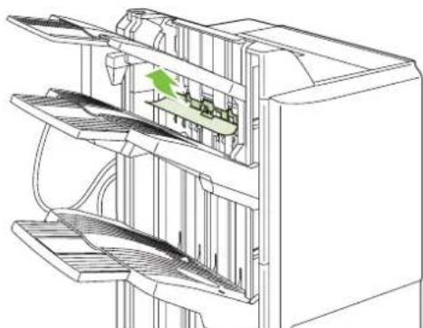 HP LaserJet CM6030F - Clear jams in the sorter area - 6