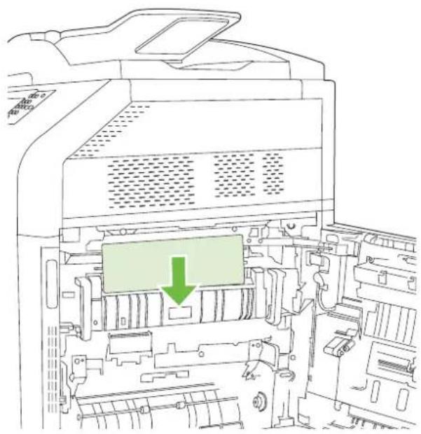 HP LaserJet CM6030F - Clear jams in the duplex area - 2
