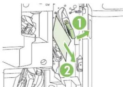 HP LaserJet CM6030F - Clear staple jams in the booklet maker - 2