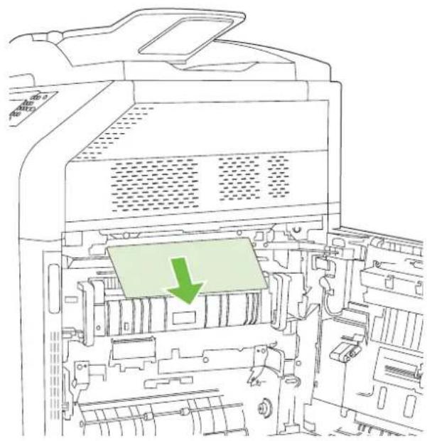 HP LaserJet CM6030F - Clear jams in the duplex area - 3