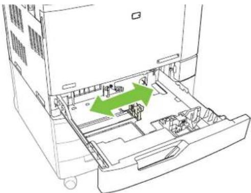 HP LaserJet CM6030F - Load standard-sized media into trays 2, 3, 4, or 5 - 2