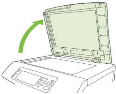HP LaserJet CM6030F - Clean the ADF delivery system - 1