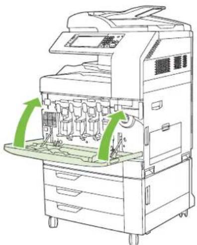 HP LaserJet CM6030F - Replace image drums - 7