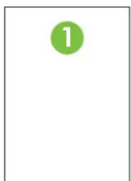 HP LaserJet CM6030F - Choose the correct orientation for loading letterhead, pre-printed, or pre-punched paper - 1