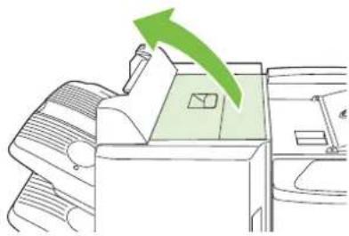 HP LaserJet CM6030F - Clear jams in the sorter area - 2